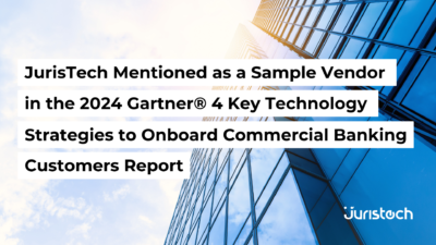 JurisTech, Gartner, Onboarding technologies, commercial onboarding, commercial onboarding banking