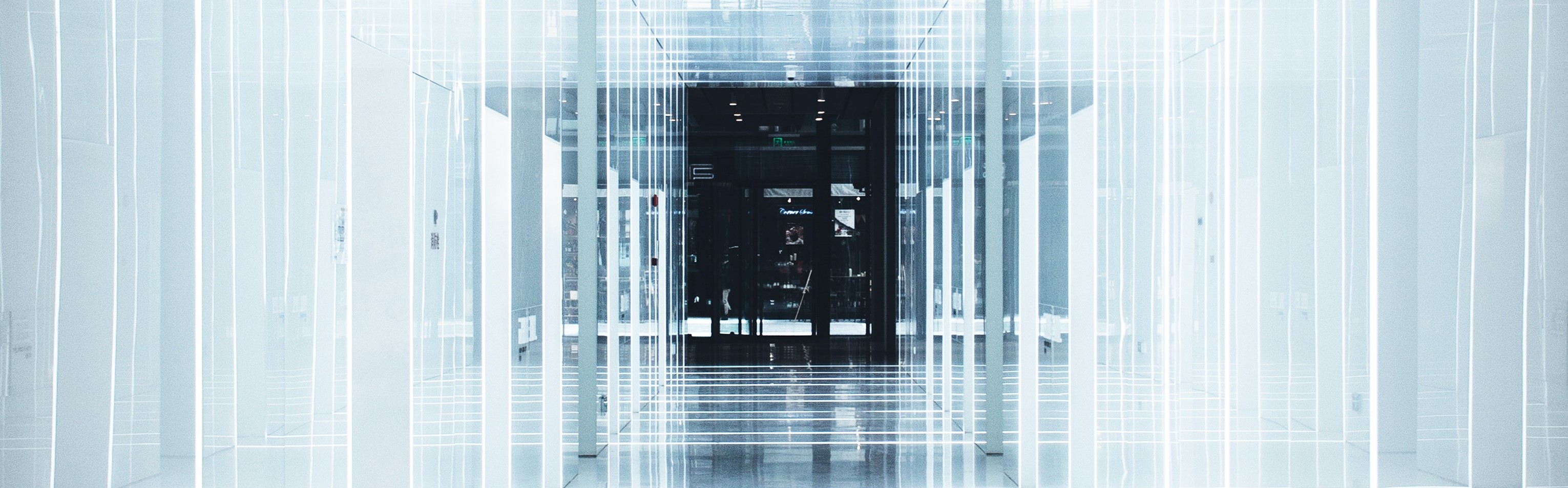 white hallway, passageway, white, white walls